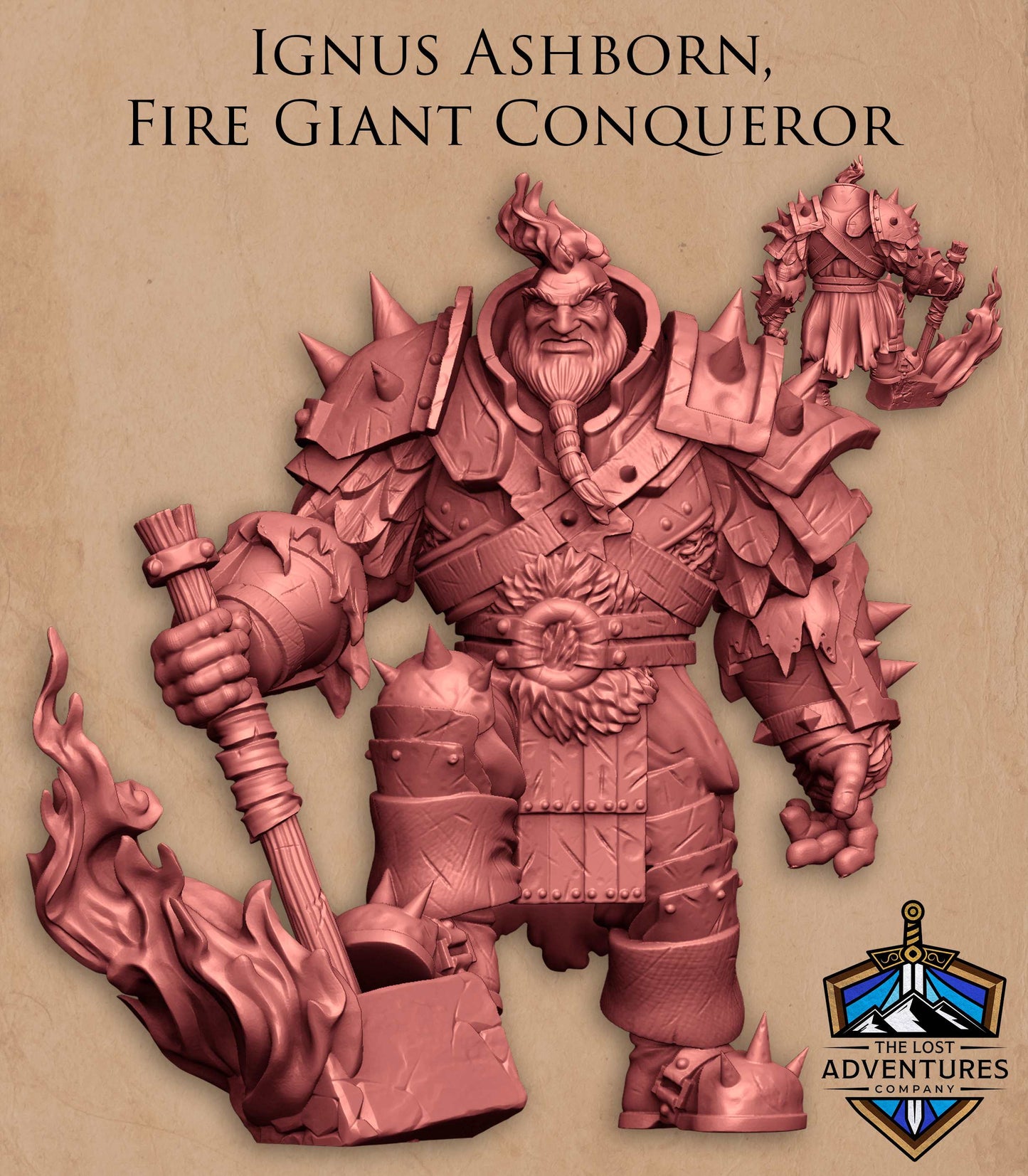 Lost Adventures Co. Miniature Fire Giant