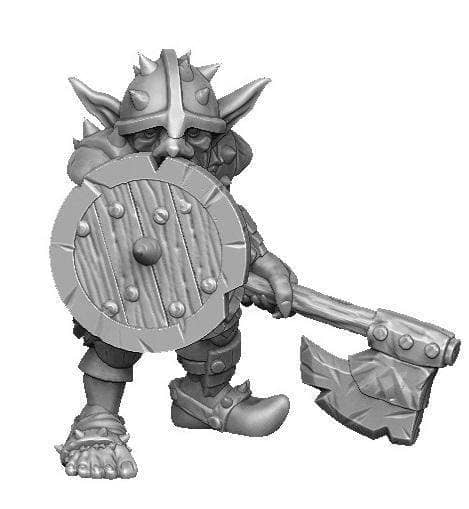 Armored Goblin Fighter-Onmioji-Barbarian,Fighter,Goblinoid