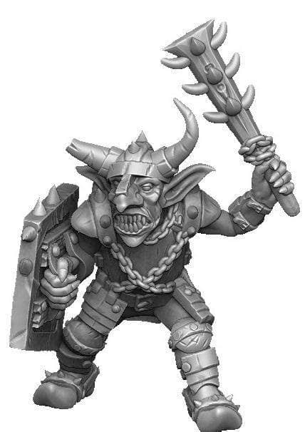 Armored Goblin Fighter-Onmioji-Barbarian,Fighter,Goblinoid