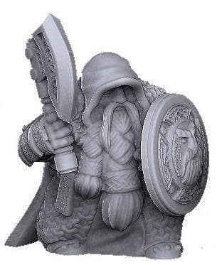 Axe & Shield Dwarf-Onmioji-Dwarf,Fighter,Paladin