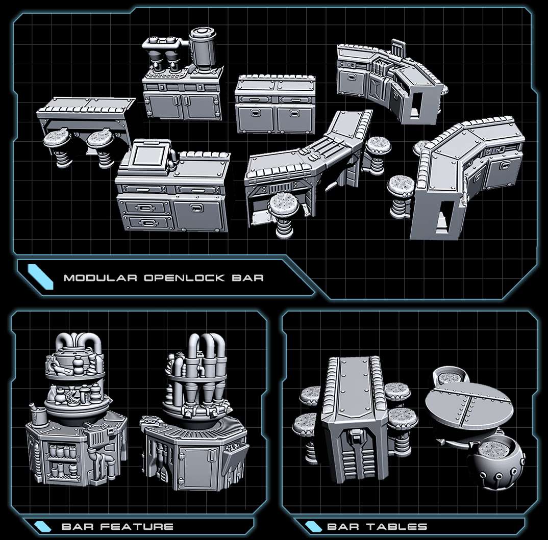 EC3D Terrain Bar Set