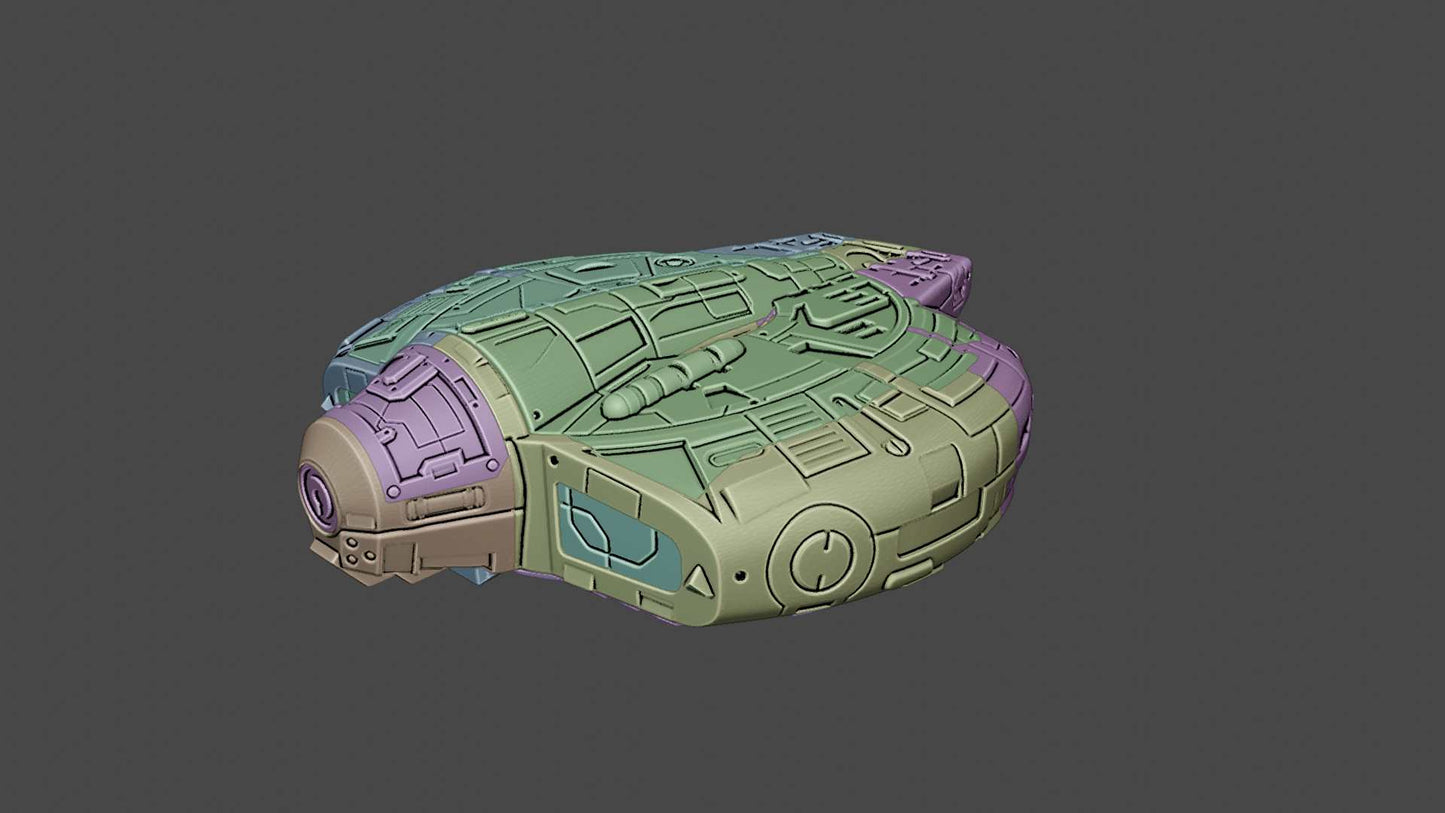 EC3D Terrain Buzzard (Large Spaceship)