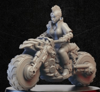 Cyberpunk Biker-Onmioji-Cyberpunk,Mounted,Vehicle