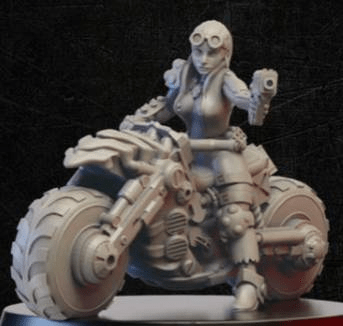 Onmioji Miniature Cyberpunk Biker