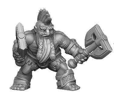 Dual Axe Dwarf-Onmioji-Barbarian,Dwarf,Fighter