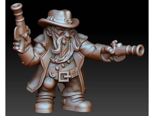 Dwarf Gunslinger-Onmioji-Artificer,Dwarf,Gunslinger,Tinkerer