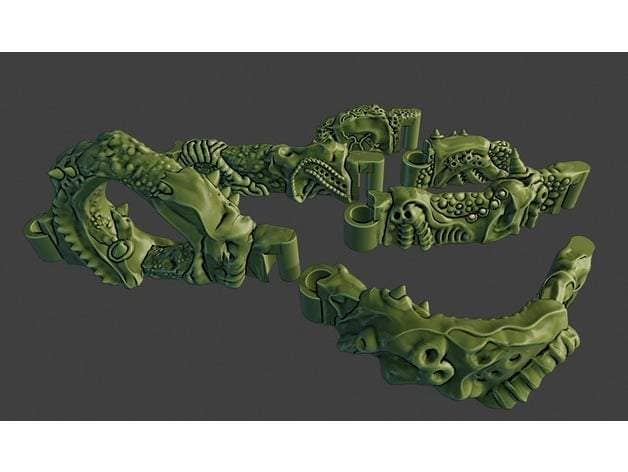 Ecaroth's Dungeon Sticks - Organic Hive Set-EC3D-Dungeon Sticks,Gaming Accessories