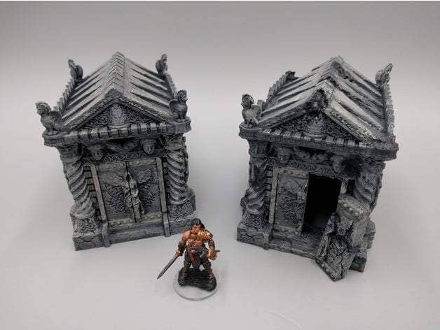 Ecaroth's Tomb Ruined and Intact-EC3D-Ruins,Tomb