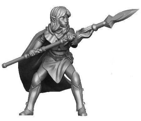 Elf Spearmaiden-Onmioji-Cleric,Elf,Female,Fighter,Paladin