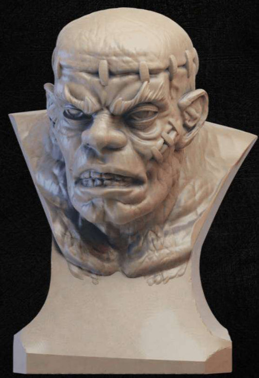 Flesh Golem Bust-Onmioji-Bust,Monstrosity,Undead,Zombie