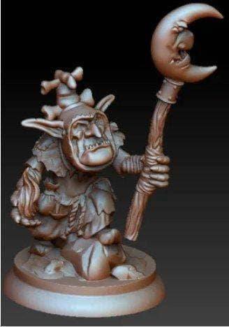 Goblin Shaman-Onmioji-Goblinoid,Shaman,Sorcerer,Warlock,Wizard