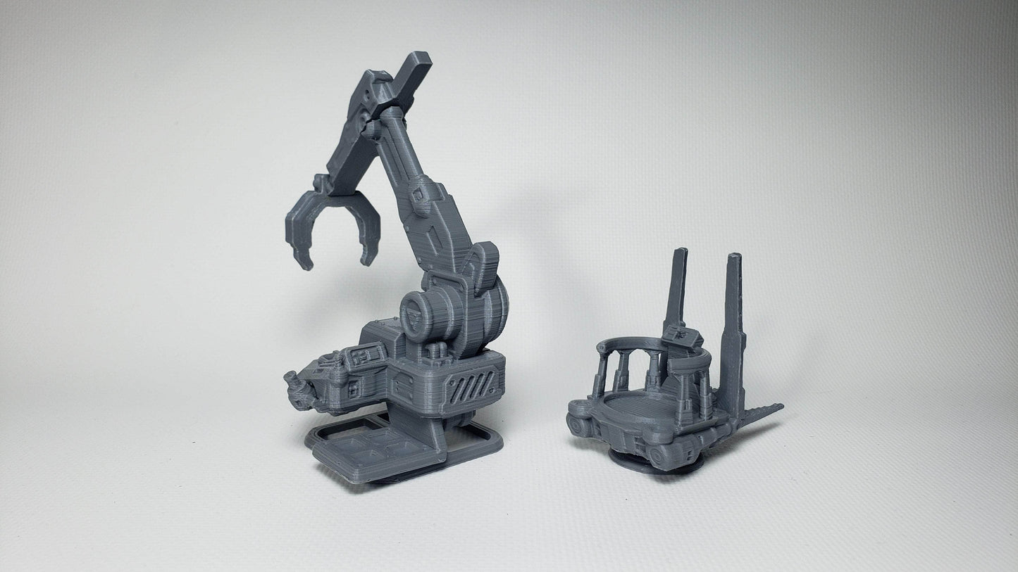 EC3D Terrain Grav Crane and Grav Loader Set