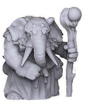 Loxodon Druid-Onmioji-Beastfolk,Druid,Loxodon,Shaman,Sorcerer,Warlock,Wizard