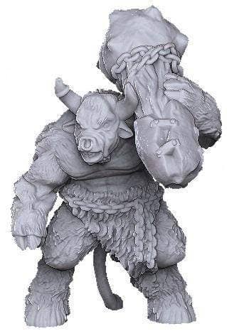 Minotaur Berserker-Onmioji-Barbarian,Fighter,Minotaur