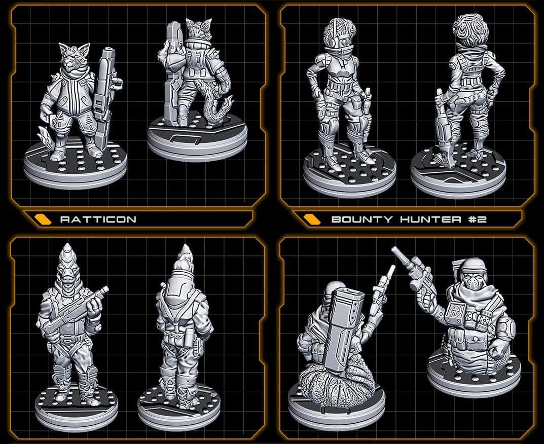 EC3D Ratticon, and Bounty Hunters