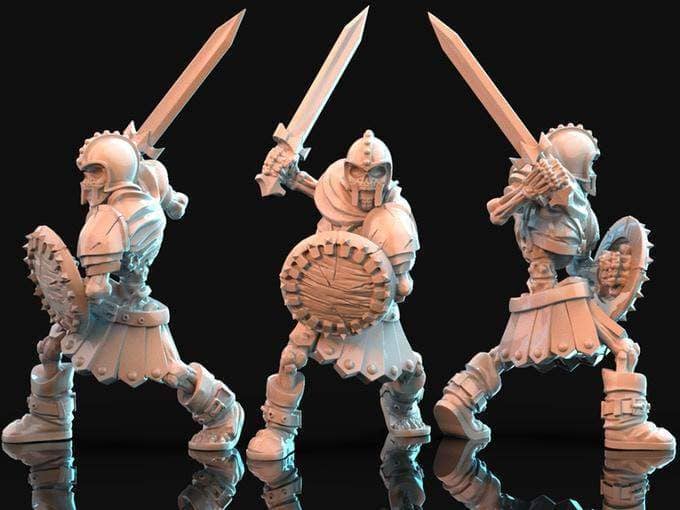 Skeleton Soldier Set-Nafarrate-Cleric,Fighter,Paladin,Skeleton,Undead